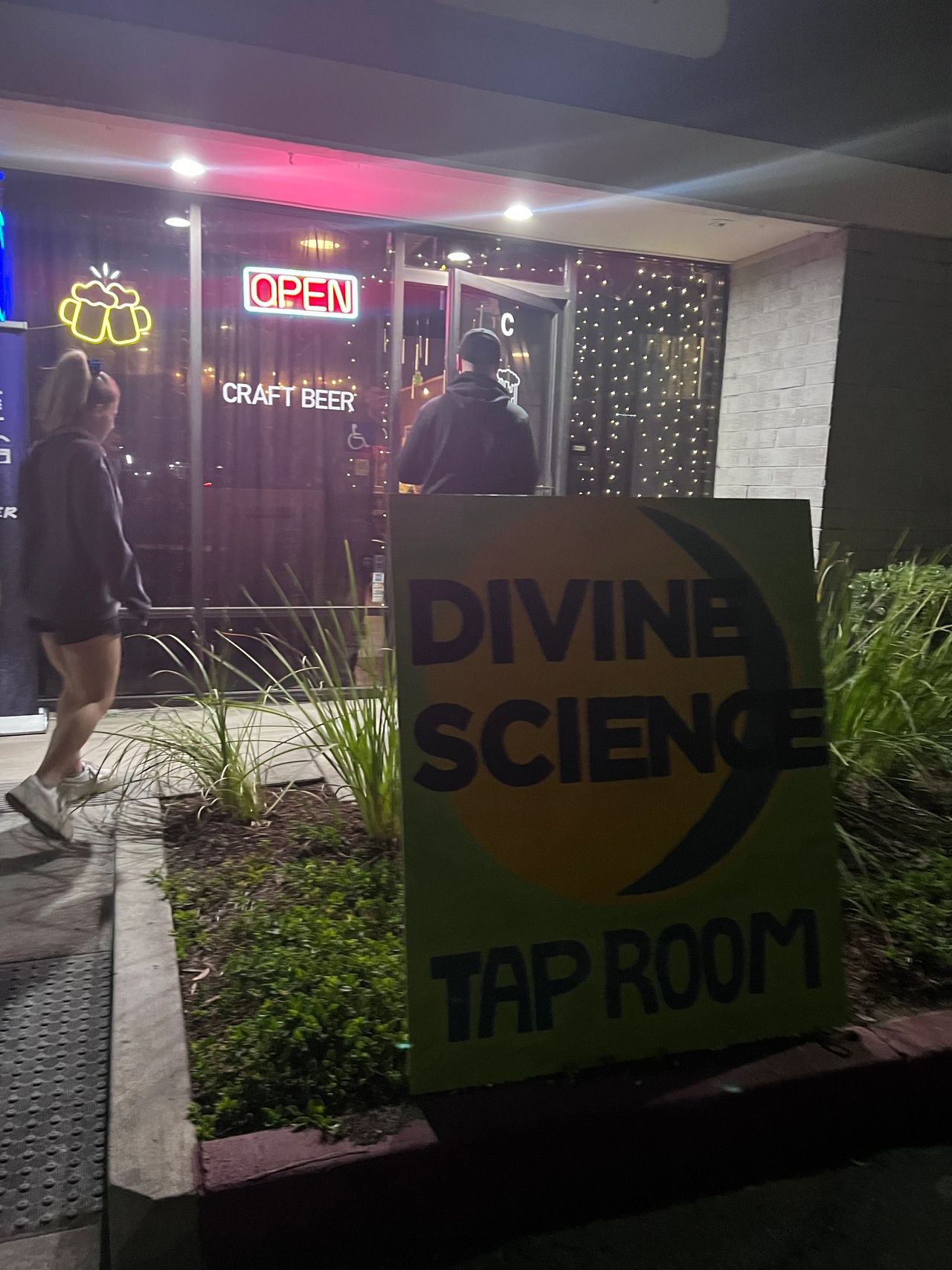 Divine science brewery shopfront