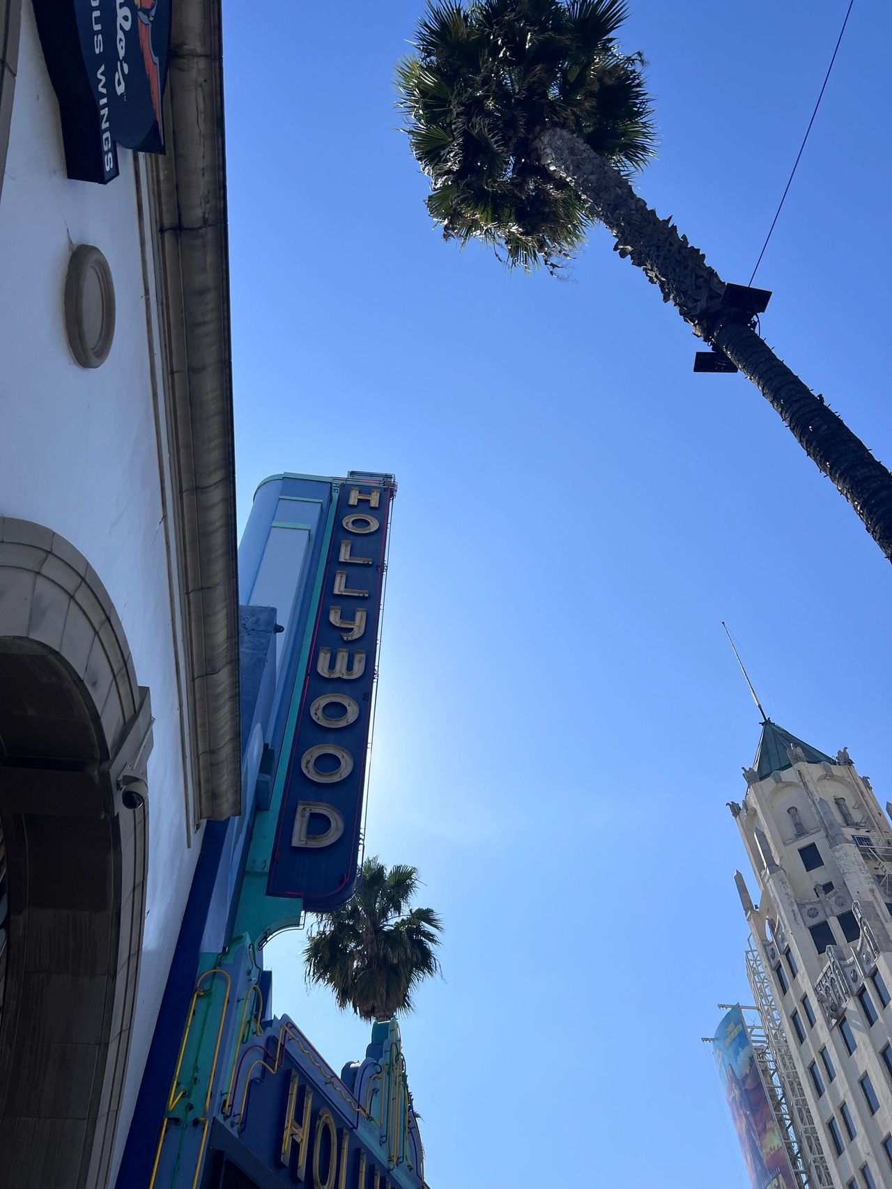 Hollywood sign on Hollywood Boulevard Hollywood sign on Hollywood Boulevard